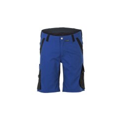 PLANAM Herren Shorts NORIT 4-Wege-Stretch Kornblau/Schwarz
