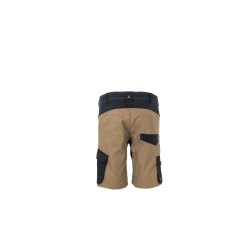 PLANAM Herren Shorts NORIT 4-Wege-Stretch Sand/Schwarz