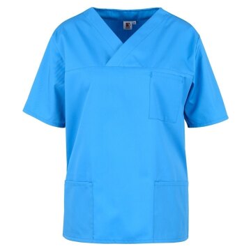 beb Basic Kasack Unisex Kurzarm Türkis L