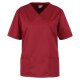 beb Basic Kasack Unisex Kurzarm Weinrot XL
