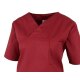 beb Basic Kasack Unisex Kurzarm Weinrot XL