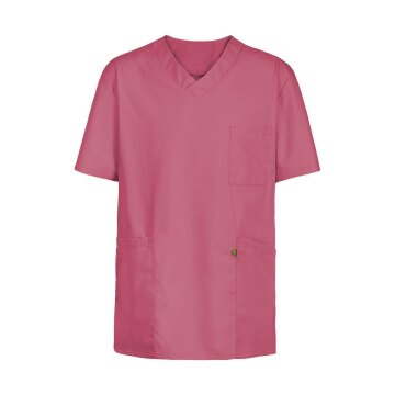 Greiff CARE unisex Schlupfkasack Kurzarm V-Neck Regular Mattrosa