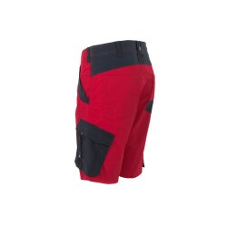 PLANAM Herren Shorts NORIT 4-Wege-Stretch Rot/Schwarz