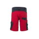 PLANAM Herren Shorts NORIT 4-Wege-Stretch Rot/Schwarz