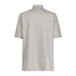 Greiff CARE unisex Kasack Kurzarm Regular Fit Hellgrau