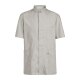 Greiff CARE unisex Kasack Kurzarm Regular Fit Hellgrau