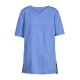 Greiff CARE Damen Schlupfkasack Kurzarm V-Neck Mittelblau