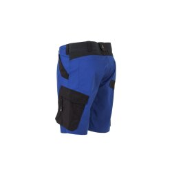 PLANAM Damen Shorts NORIT 4-Wege-Stretch Kornblau/Schwarz
