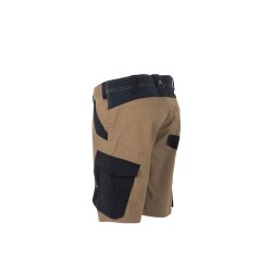 PLANAM Damen Shorts NORIT 4-Wege-Stretch Sand/Schwarz