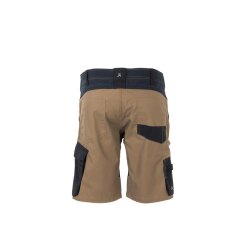 PLANAM Damen Shorts NORIT 4-Wege-Stretch Sand/Schwarz