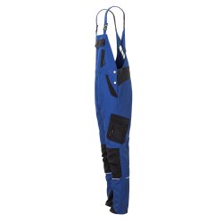 PLANAM Herren Latzhose NORIT 4-Wege-Stretch Kornblau/Schwarz 52