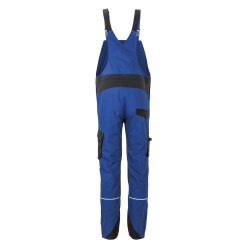 PLANAM Herren Latzhose NORIT 4-Wege-Stretch Kornblau/Schwarz 52
