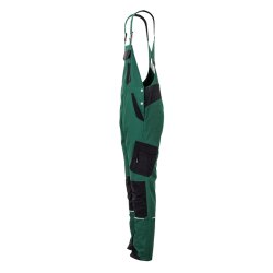 PLANAM Herren Latzhose NORIT 4-Wege-Stretch Grün/Schwarz 52