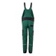 PLANAM Herren Latzhose NORIT 4-Wege-Stretch Grün/Schwarz 52