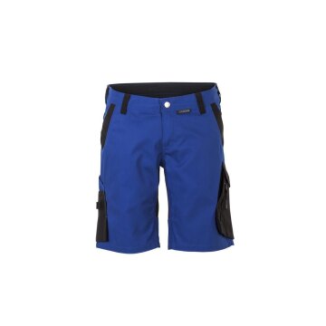 PLANAM Damen Shorts NORIT 4-Wege-Stretch Kornblau/Schwarz M