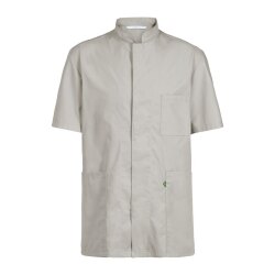 Greiff CARE unisex Kasack Kurzarm Regular Fit Hellgrau XL