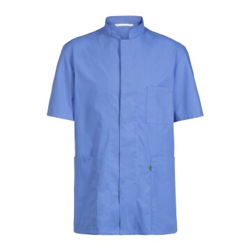 Greiff CARE unisex Kasack Kurzarm Regular Fit Mittelblau XL