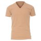VENTI Herren T-Shirt Kurzarm V-Ausschnitt Modern-Fit Doppelpack Beige