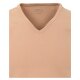 VENTI Herren T-Shirt Kurzarm V-Ausschnitt Modern-Fit Doppelpack Beige