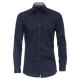 VENTI Herren Businesshemd Langarm Kent Body-Fit Marine
