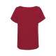 Greiff CHIFFON Damen Bluse Kurzarm Rundhals Regular Rot