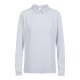 Greiff CHIFFON Damen Chiffon-Schlupfbluse Langarm Silbergrau