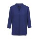 Greiff CHIFFON Damen Chiffon-Bluse 3/4-Arm V-Neck Regular Marine
