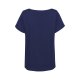 Greiff CHIFFON Damen Chiffon-Bluse Kurzarm Rundhals Regular Marine 42