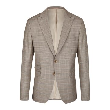 Wilvorst GREEN-WEDDING Herren Sakko Spitzfacon Drop8 Beige meliert