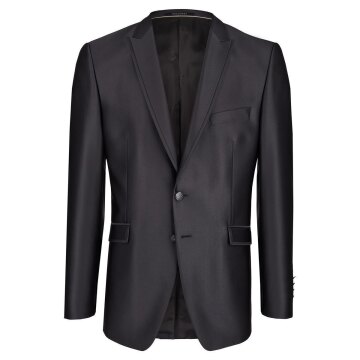 Wilvorst AFTER-SIX Herren Sakko Revers Modern-Fit Schwarz