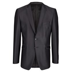 Wilvorst AFTER-SIX Herren Sakko Revers Modern-Fit Schwarz