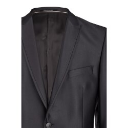 Wilvorst AFTER-SIX Herren Sakko Revers Modern-Fit Schwarz