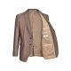 Wilvorst AFTER-SIX Herren Sakko Revers Modern-Fit Cappuccino