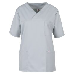 beb MEDIZIN/PFLEGE Unisex KASACK Kurzarm V-Neck TENCEL...