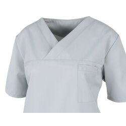 beb MEDIZIN/PFLEGE Unisex KASACK Kurzarm V-Neck TENCEL...