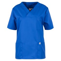 beb MEDIZIN/PFLEGE Unisex KASACK Kurzarm V-Neck TENCEL...