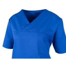 beb MEDIZIN/PFLEGE Unisex KASACK Kurzarm V-Neck TENCEL...