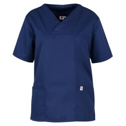 beb MEDIZIN/PFLEGE Unisex KASACK Kurzarm V-Neck TENCEL...