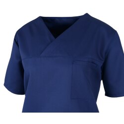 beb MEDIZIN/PFLEGE Unisex KASACK Kurzarm V-Neck TENCEL...