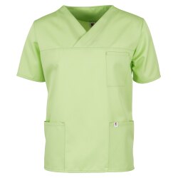 beb MEDIZIN/PFLEGE Unisex KASACK Kurzarm V-Neck TENCEL...