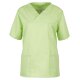 beb MEDIZIN/PFLEGE Unisex KASACK Kurzarm V-Neck TENCEL Apfelgrün