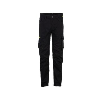PLANAM Herren Bundhose STRETCHLINE Reflexstreifen Schwarz