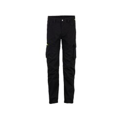 PLANAM Herren Bundhose STRETCHLINE Reflexstreifen Schwarz