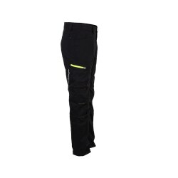 PLANAM Herren Bundhose STRETCHLINE Reflexstreifen Schwarz