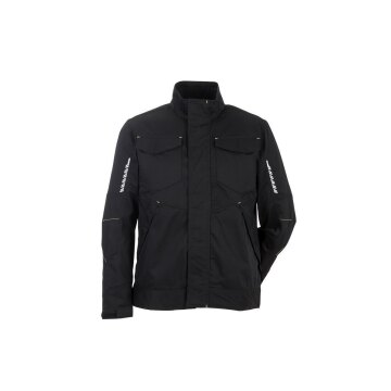 PLANAM Herren Bundjacke STRETCHLINE Reflexstreifen Schwarz
