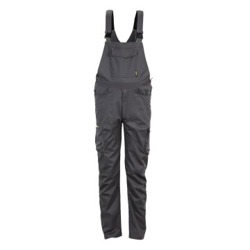PLANAM Herren Latzhose STRETCHLINE Reflexstreifen Anthrazit