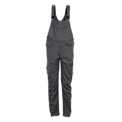 PLANAM Herren Latzhose STRETCHLINE Reflexstreifen Anthrazit