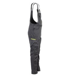 PLANAM Herren Latzhose STRETCHLINE Reflexstreifen Anthrazit
