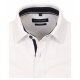 CASAMODA Herren Poloshirt Kurzarm Regular Stretch Piqué Weiß