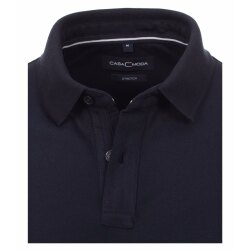 CASAMODA Herren Poloshirt Kurzarm Regular Stretch Piqué Marine